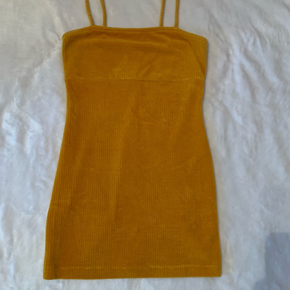 Women’s yellow dress